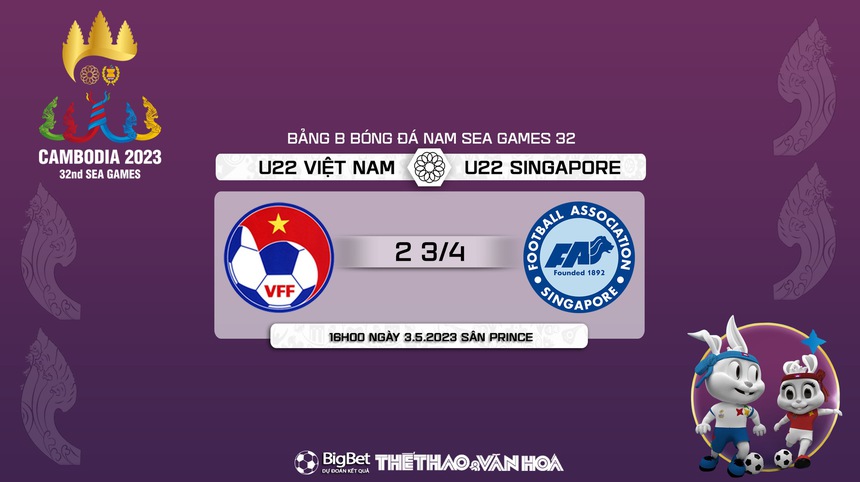 Nhận định Việt Nam vs U22 Singapore (16h00, 3/5), soi kèo bóng đá SEA Games 32 - Ảnh 10. Nhận định Việt Nam vs U22 Singapore (16h00, 3/5), soi kèo bóng đá SEA Games 32 - Ảnh 10.