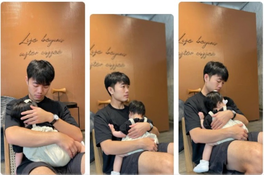 Xuân Trường gửi lời chúc sinh nhật ấm áp dành cho con gái đốn tim người hâm mộ - Ảnh 3.