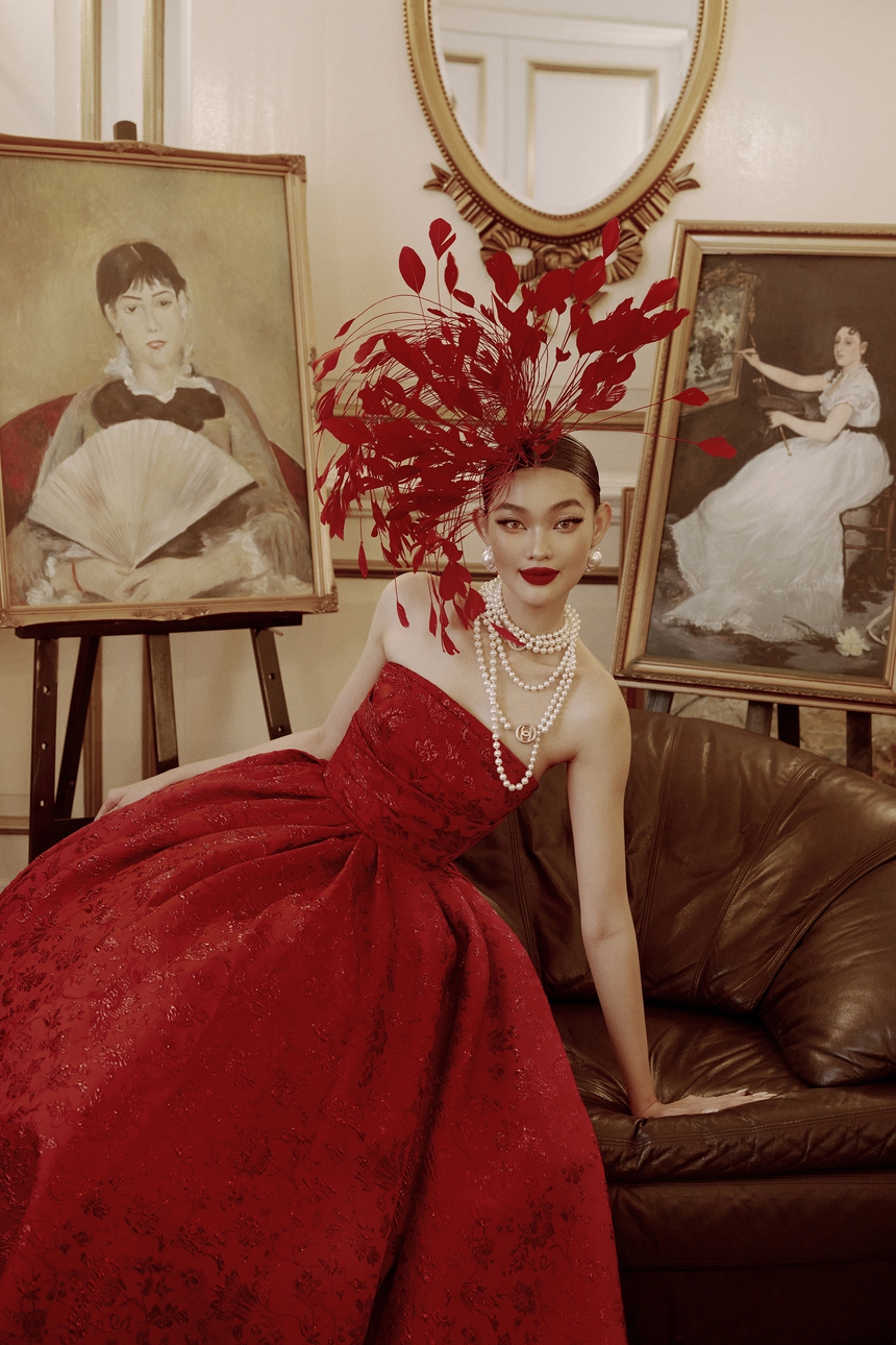 Những trang phục cổ điển ấn tượng của NTK Đỗ Mạnh Cường - Ảnh 30.