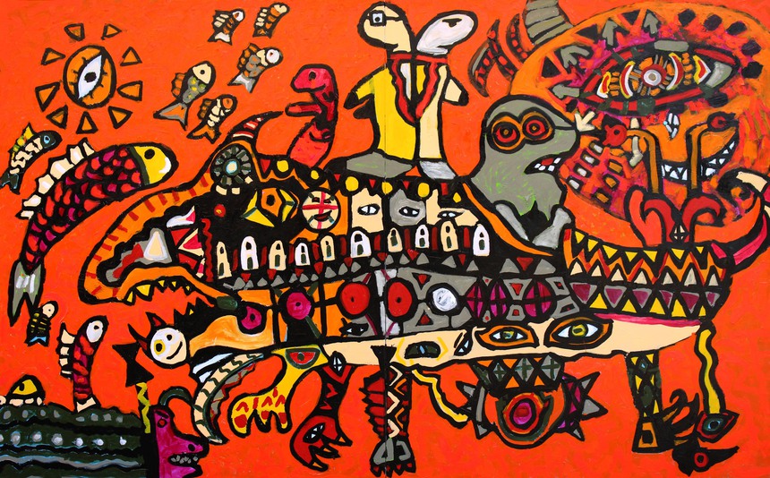 Giải thưởng Thiếu nhi Dế Mèn lần 4 - 2023: Hoàng Nhật Quang vẽ nhẹ nhàng như chơi - Ảnh 4.