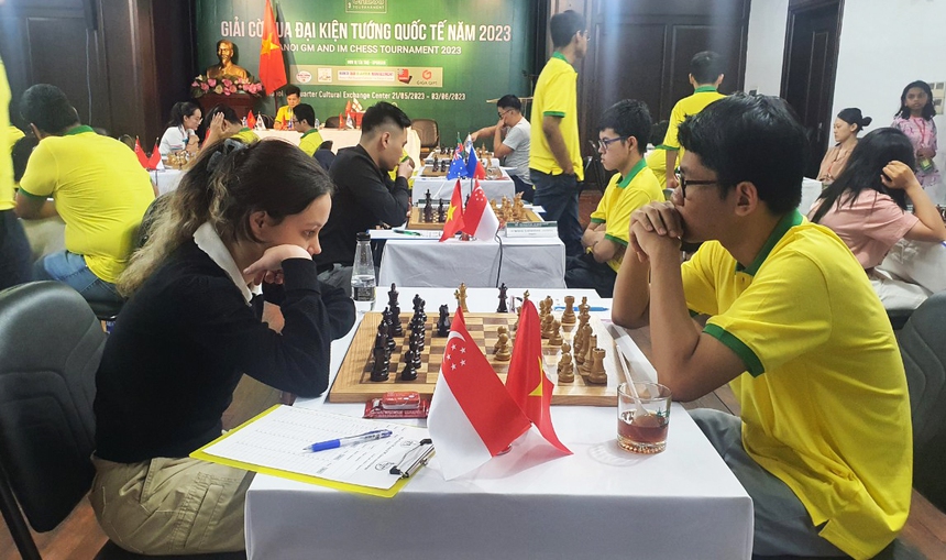 Giải cờ vua quốc tế Hà Nội năm 2023 thu hút kỳ thủ từ 10 quốc gia - Ảnh 2.