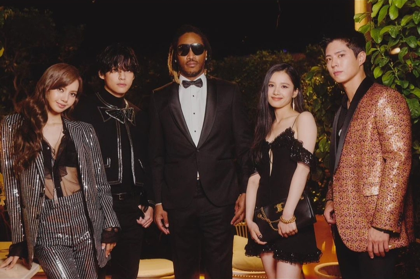 V BTS, Lisa Blackpink và Park Bo Gum tái hợp ở Cannes - Ảnh 2. V BTS, Lisa Blackpink và Park Bo Gum tái hợp ở Cannes - Ảnh 2.