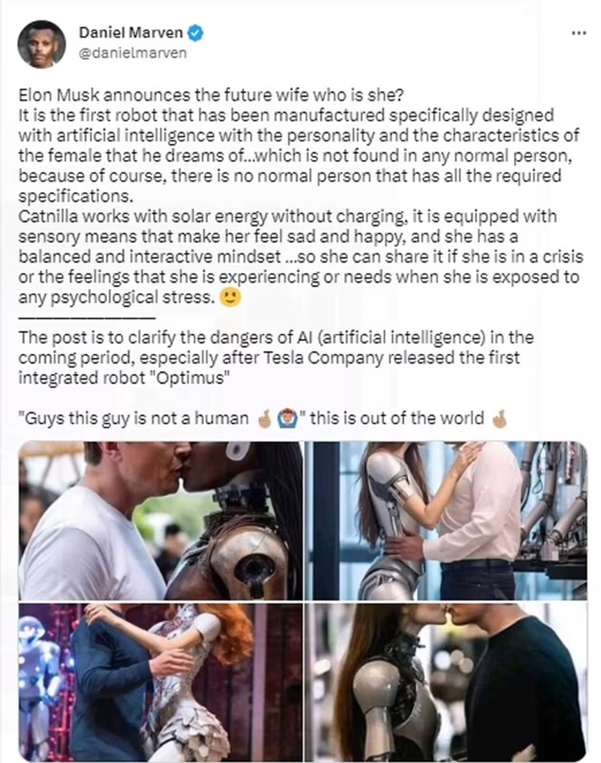 Bức ảnh kỳ lạ chụp Elon Musk hôn ROBOT khiến dân mạng bối rối nhưng sự thật là… - Ảnh 2.