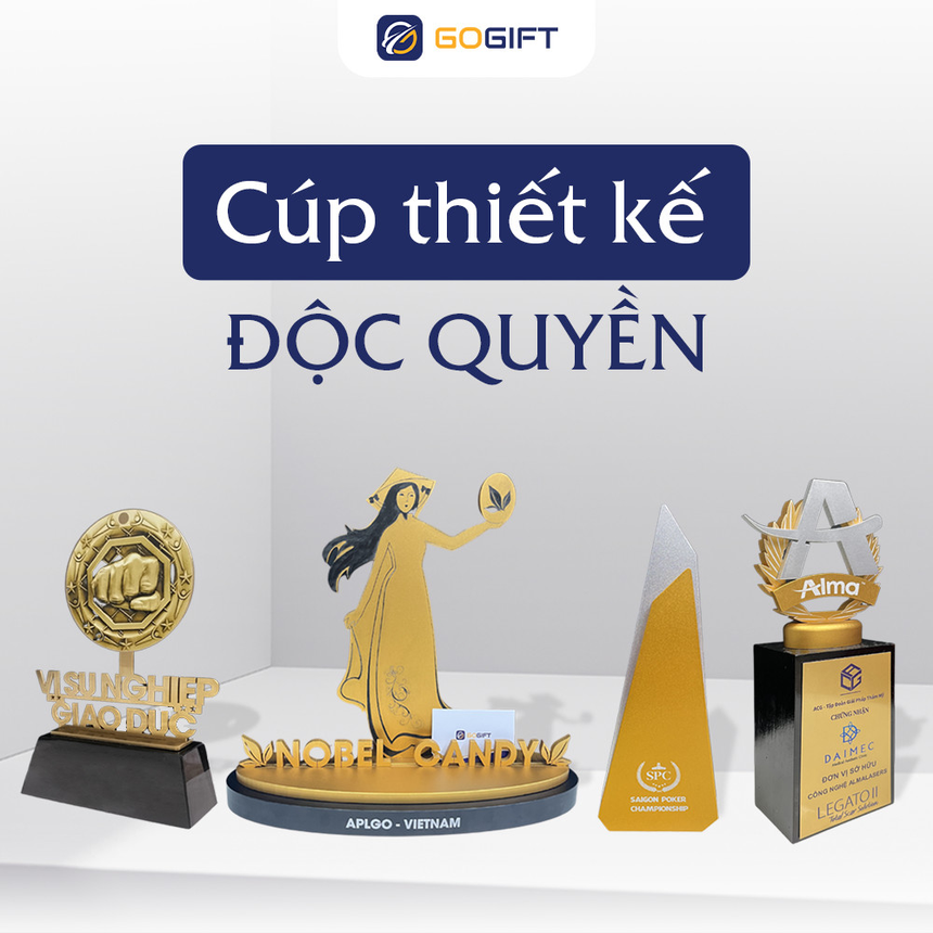 GoGift - Nơi tạo ra cúp vinh danh với thiết kế tinh tế, sang trọng - Ảnh 2. GoGift - Nơi tạo ra cúp vinh danh với thiết kế tinh tế, sang trọng - Ảnh 2.