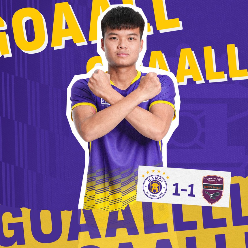 Tiến Linh nổ súng, Bình Dương cầm hòa ĐKVĐ Hà Nội trên sân nhà - Ảnh 2.