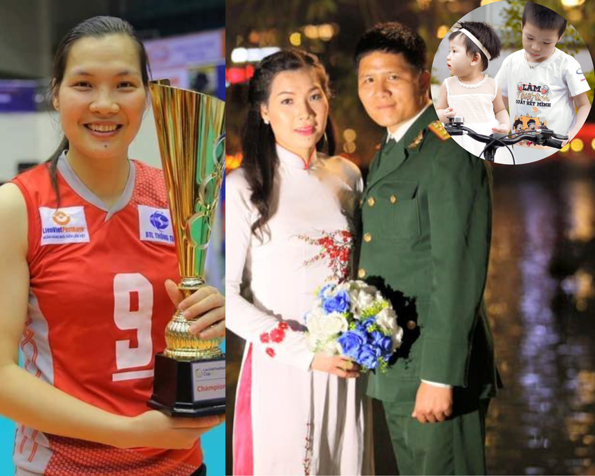 Gia đình nhỏ nhưng hạnh phúc to của siêu chủ công Đỗ Thị Minh Gia đình nhỏ nhưng hạnh phúc to của siêu chủ công Đỗ Thị Minh