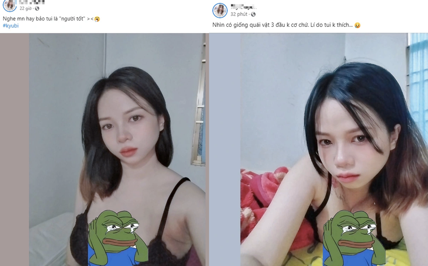 Nữ game thủ liên tục đăng ảnh 'nhức mắt', tự nhận mình là 'quái vật ba đầu' - Ảnh 2.