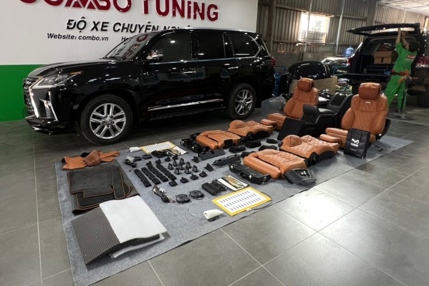 Chủ tịch bỏ 2,4 tỷ độ Lexus LX 570 2013: Trông như xe 10 tỷ, nội thất tốn hơn 1,1 tỷ, giống bản cho đại gia Trung Đông - Ảnh 10.