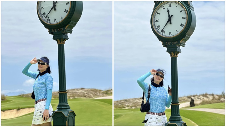 Hoa khôi bóng chuyền Kim Huệ khoe dáng U50 bên đồng hồ, nói câu khiến nhiều tâm đắc - Ảnh 3.