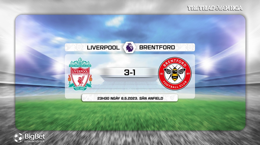 Nhận định, soi kèo Liverpool vs Brentford (23h30, 6/5), Ngoại hạng Anh vòng 35 - Ảnh 7. Nhận định, soi kèo Liverpool vs Brentford (23h30, 6/5), Ngoại hạng Anh vòng 35 - Ảnh 7.