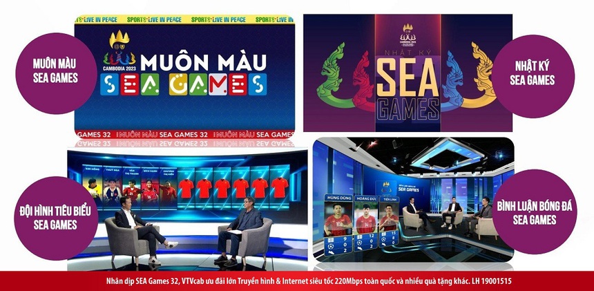 Sôi động các chương trình đồng hành cùng SEA Games 32 trên VTVcab - Ảnh 1.