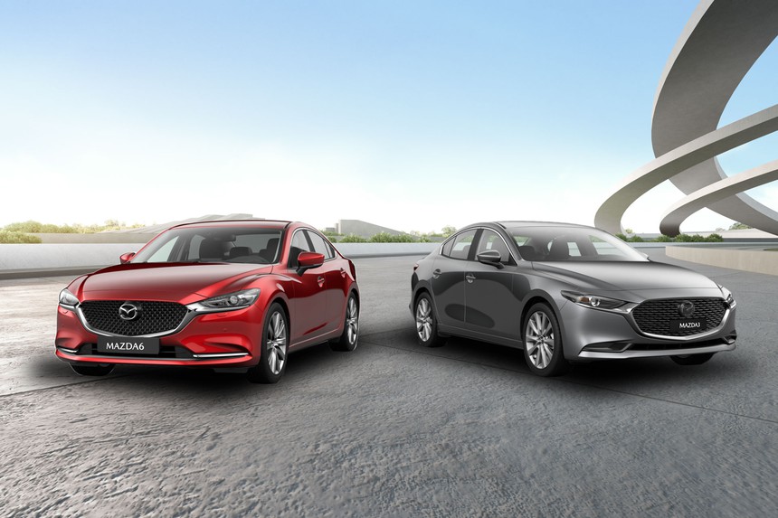 Mazda trưng hai mẫu sedan bí ẩn dễ là Mazda3 và Mazda6 thế hệ mới, hết hy vọng cầu sau và động cơ 6 xy-lanh như BMW - Ảnh 3.