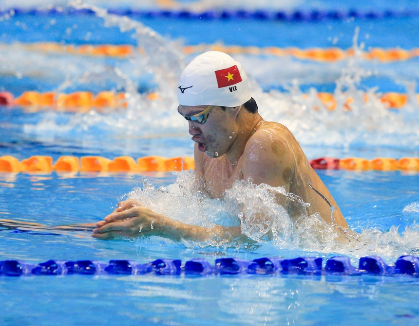 'Kình ngư' 2k3 Việt Nam xuất sắc vượt Thái Lan đem về HCV nhưng vẫn không thể phá kỷ lục của bản thân - Ảnh 3.