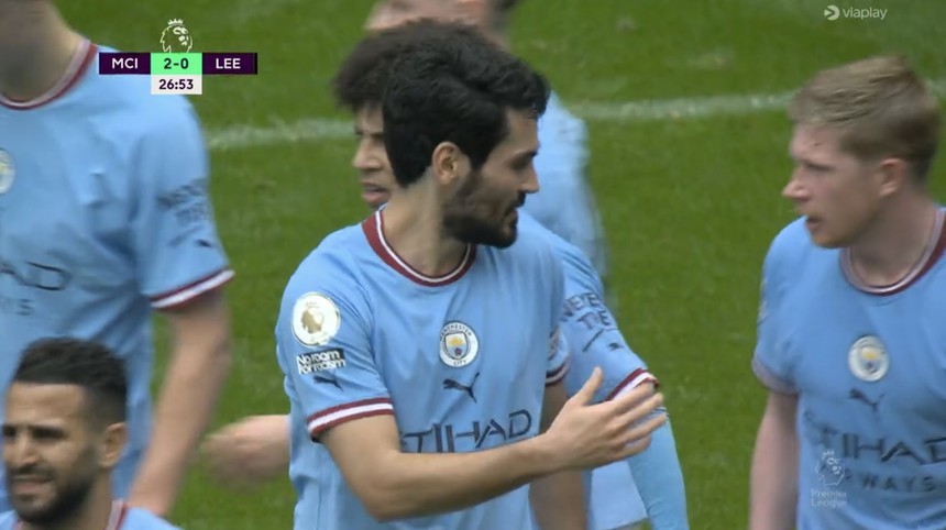 Gundogan lập cú đúp, Man City thắng dễ Leeds, gia tăng khoảng cách với Arsenal trên BXH - Ảnh 4. Gundogan lập cú đúp, Man City thắng dễ Leeds, gia tăng khoảng cách với Arsenal trên BXH - Ảnh 4.