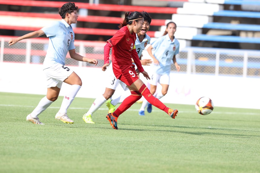 Siêu phẩm xé lưới Myanmar, tuyển nữ Việt Nam tiến bước trên hành trình bảo vệ ngôi vương - Ảnh 2.