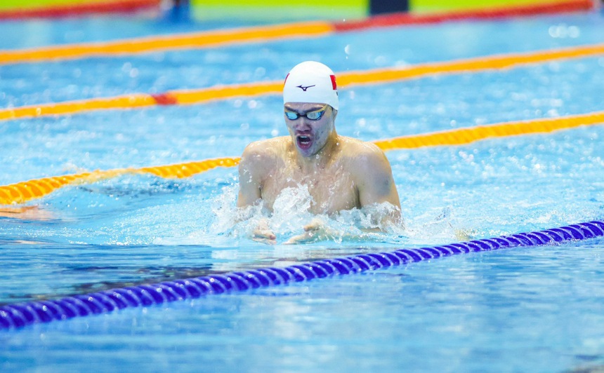 'Kình ngư' 2k3 Việt Nam xuất sắc vượt Thái Lan đem về HCV nhưng vẫn không thể phá kỷ lục của bản thân - Ảnh 5.