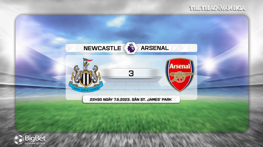 Nhận định, soi kèo Newcastle vs Arsenal (22h30, 7/5), vòng 35 Ngoại hạng Anh - Ảnh 9. Nhận định, soi kèo Newcastle vs Arsenal (22h30, 7/5), vòng 35 Ngoại hạng Anh - Ảnh 9.