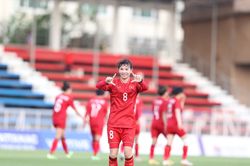Siêu phẩm xé lưới Myanmar, tuyển nữ Việt Nam tiến bước trên hành trình bảo vệ ngôi vương - Ảnh 4.