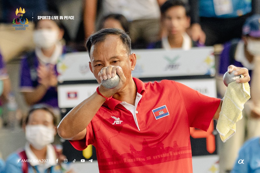 Chủ nhà Campuchia vượt chỉ tiêu chỉ sau một ngày thi đấu chính thức của SEA Games 32 - Ảnh 3.