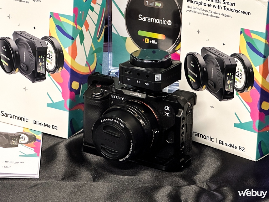 Micro không dây Saramonic BlinkMe B2 chính thức ra mắt: Thiết kế bắt mắt, màn hình cảm ứng cá nhân hóa, có tính năng chống ồn, giá 6.5 triệu đồng - Ảnh 8.