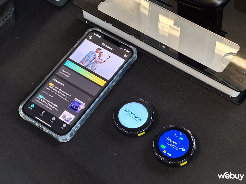 Micro không dây Saramonic BlinkMe B2 chính thức ra mắt: Thiết kế bắt mắt, màn hình cảm ứng cá nhân hóa, có tính năng chống ồn, giá 6.5 triệu đồng - Ảnh 5.