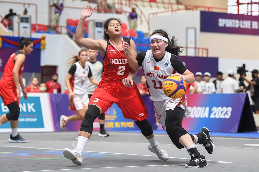 Những người hùng bóng rổ 3x3 nữ Việt Nam ở SEA Games 32 - Ảnh 4. Những người hùng bóng rổ 3x3 nữ Việt Nam ở SEA Games 32 - Ảnh 4.