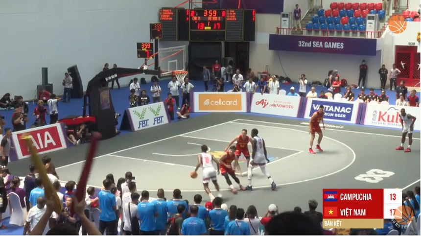 Thua chủ nhà Campuchia, bóng rổ 3x3 nam Việt Nam ngậm ngùi tranh HCĐ với Thái Lan - Ảnh 2.