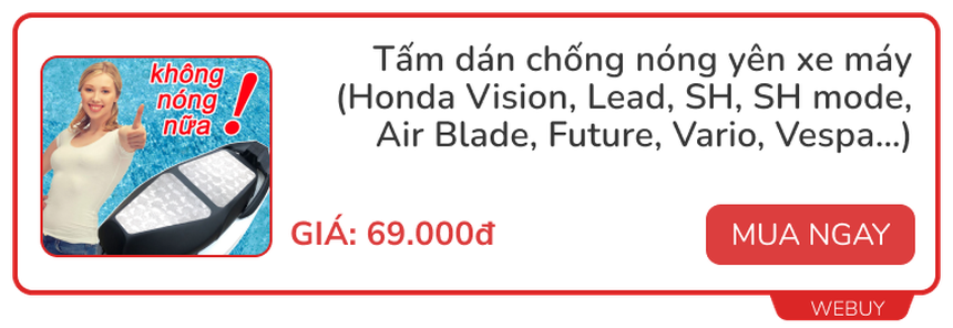 4 cách giúp hạ nhiệt cấp tốc cho yên xe máy ngày nắng đổ lửa - Ảnh 3.
