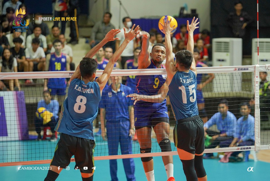 Đánh bại Thái Lan 3-0, Việt Nam giành HCĐ bóng chuyền nam SEA Games 32 - Ảnh 3.