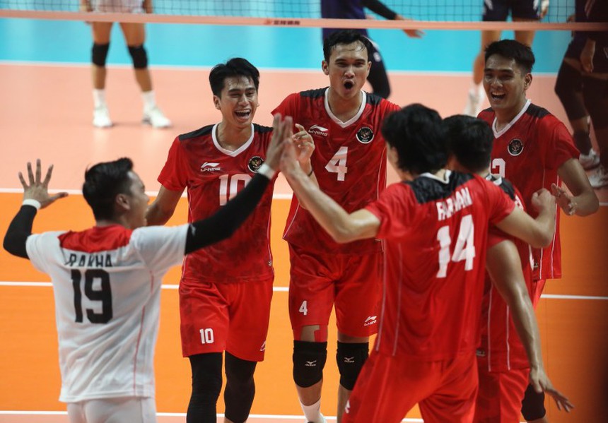 Bóng chuyền Campuchia bất lực trong tham vọng lật đổ 'trùm cuối' Indonesia - Ảnh 3.