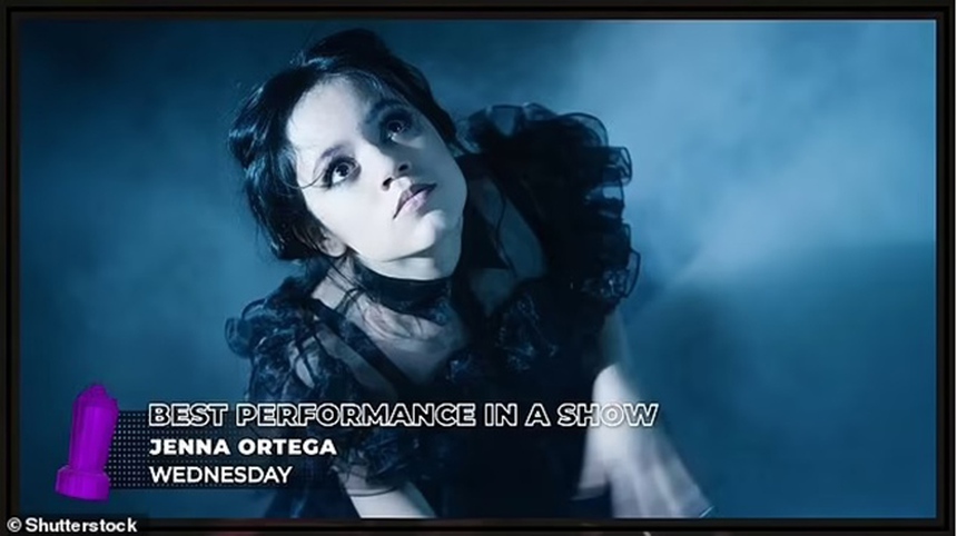 Jenna Ortega của 'Wednesday' chiến thắng ngoạn mục tại lễ trao giải MTV Movie & TV 2023 - Ảnh 2.