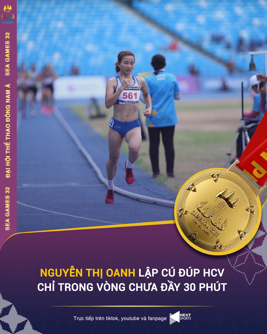 Cộng đồng mạng gọi Nguyễn Thị Oanh là 'Siêu nhân' sau thành tích giành 2 HCV trong vòng 20 phút - Ảnh 2.