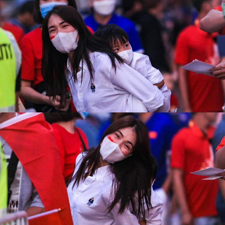 Hài hước video Hòa Minzy tự hào khoe giọng nữ cao khi cổ vũ đội nhà tại SEA Games 32 - Ảnh 6.