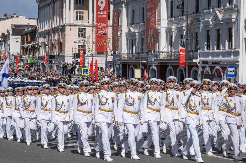 LB Nga duyệt binh trọng thể kỷ niệm 78 năm Chiến thắng trong Chiến tranh Vệ quốc vĩ đại - Ảnh 7.