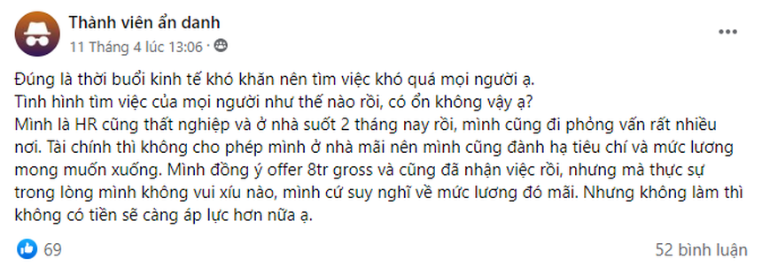 Ảm đạm nhu cầu tuyển dụng, hội có bằng cấp “thấm đòn” thất nghiệp - Ảnh 2.