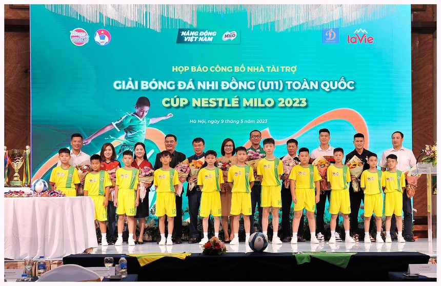 50 đội bóng tham dự giải bóng đá U11 toàn quốc - Ảnh 2. giải bóng đá Nhi đồng U11 Cup Nestlé Milo 2023