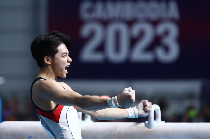 Cập nhật BXH Huy chương SEA Games 32: 'Nữ hoàng tốc độ' lập siêu kỷ lục, đoàn Việt Nam vượt qua Campuchia - Ảnh 3.