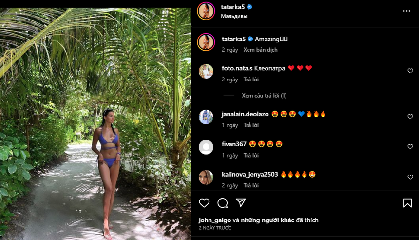 Thiên thần bóng chuyền quyến rũ nhất thế giới Tatyana 'đốt mắt' fan nam, chào hè không thể nóng hơn - Ảnh 2. Thiên thần bóng chuyền quyến rũ nhất thế giới Tatyana 'đốt mắt' fan nam, chào hè không thể nóng hơn - Ảnh 2.