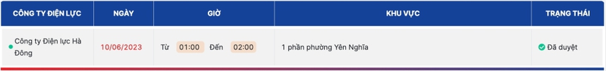 Lịch cắt điện Hà Nội ngày 10/6: Số lượng khu vực bị ảnh hưởng giảm đột biến - Ảnh 2.