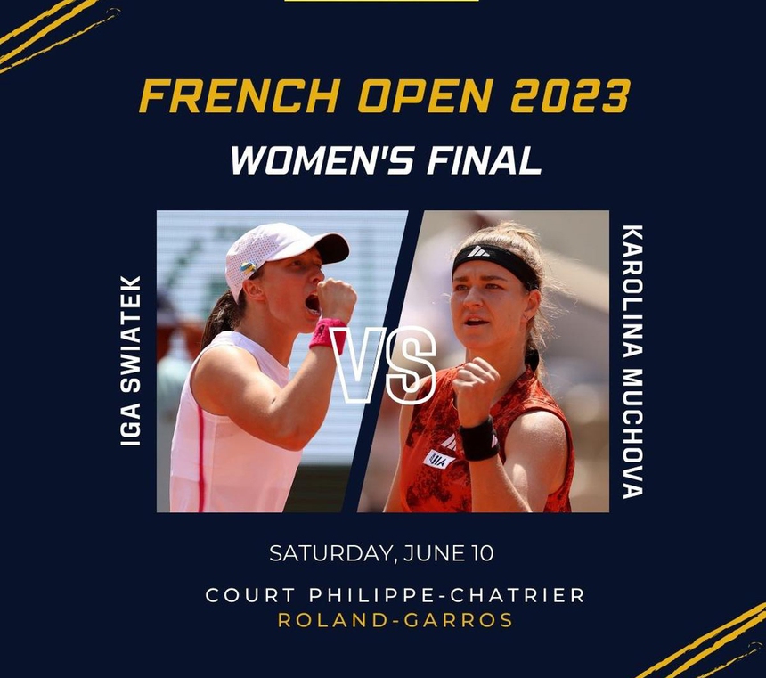 Nhận định Swiatek vs Muchova, chung kết đơn nữ Roland Garros 2023 - Ảnh 2. Nhận định Swiatek vs Muchova, chung kết đơn nữ Roland Garros 2023 - Ảnh 2.