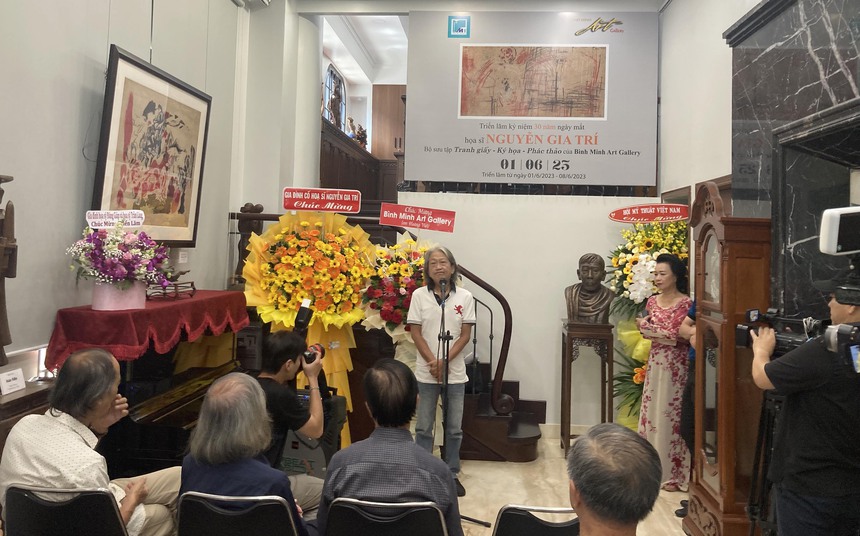 30 năm ngày mất danh họa Nguyễn Gia Trí (kỳ 1): Nhìn phác thảo là thấy tác phẩm - Ảnh 1.