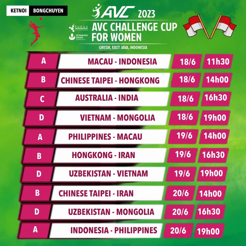 Xem trực tiếp bóng chuyền AVC Challenge Cup 2023 ở đâu, trên kênh nào? - Ảnh 5. Xem trực tiếp bóng chuyền AVC Challenge Cup 2023 ở đâu, trên kênh nào? - Ảnh 5.