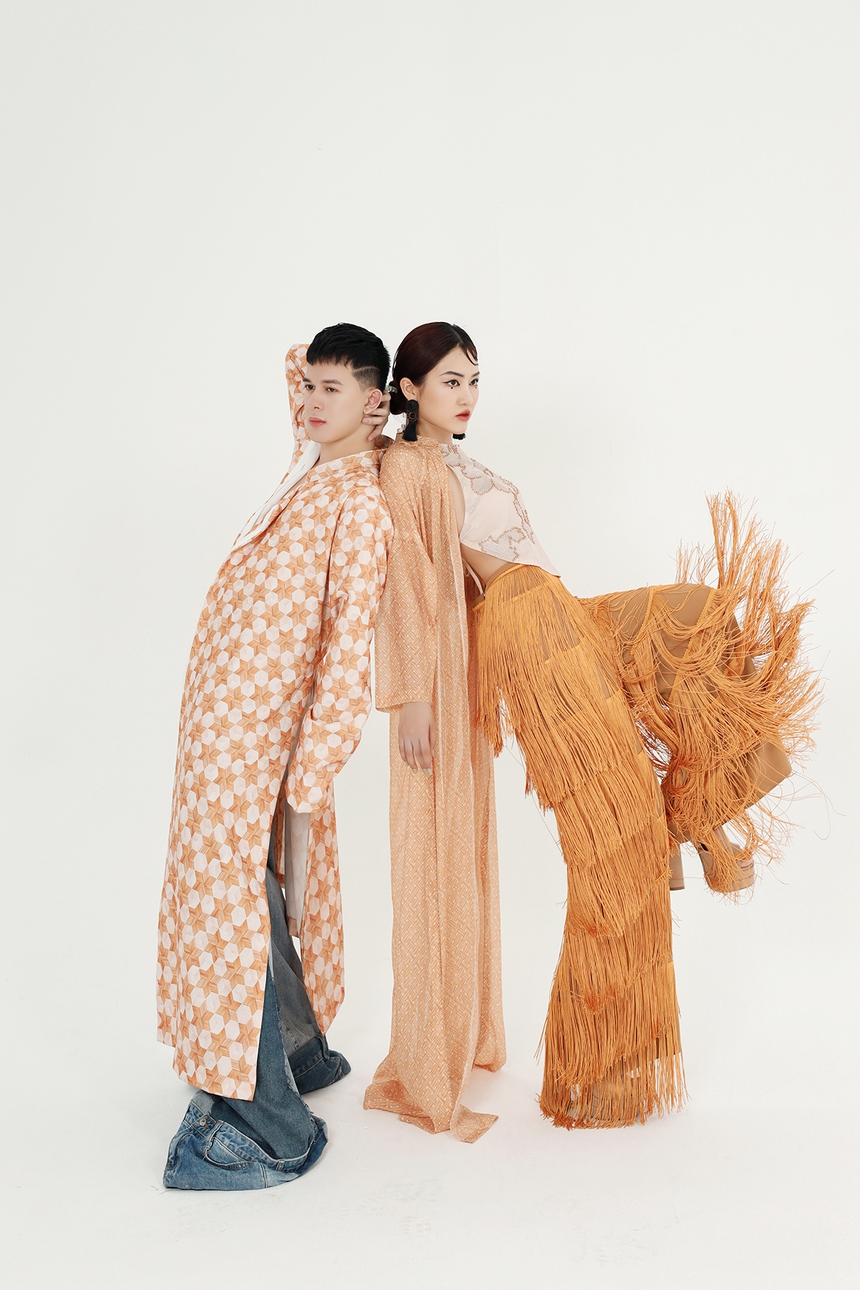 NTK Cao Minh Tiến ra mắt BST 'Tre' từ đồ Jeans tái chế - Ảnh 2.