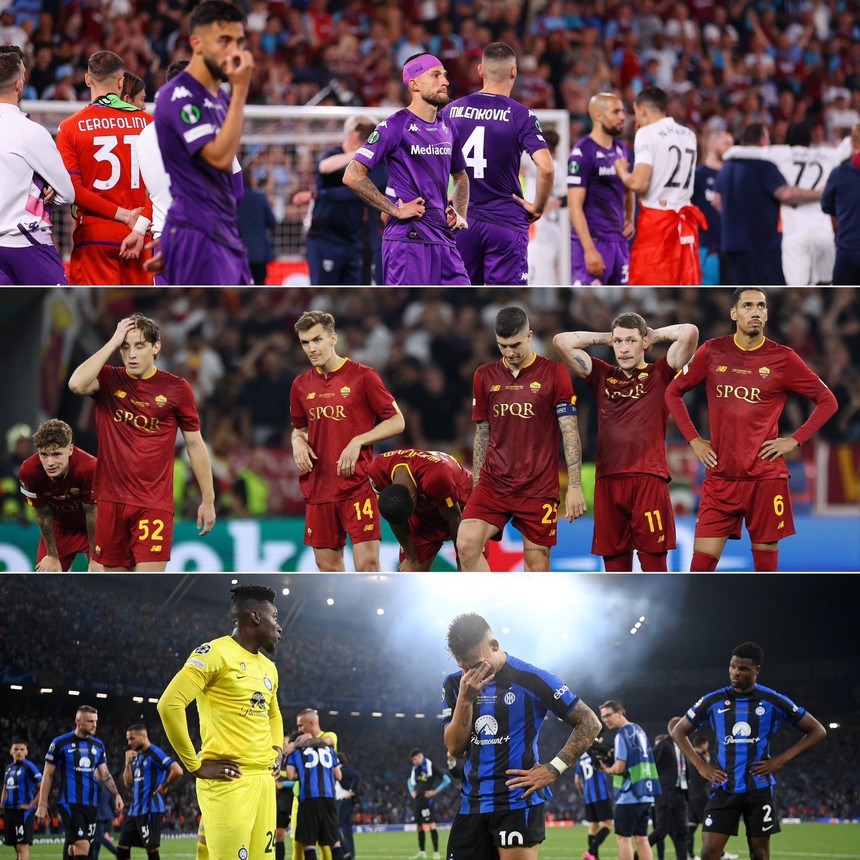 Fan bóng đá Ý 'méo mặt' khi chứng kiến cú poker về nhì chưa từng có trong lịch sử - Ảnh 3.