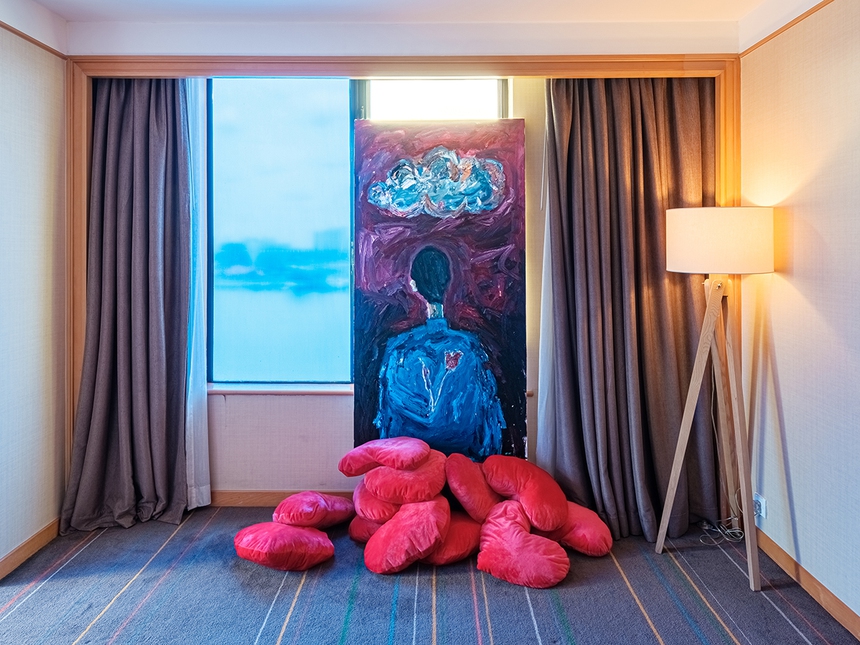 Quang Đại mở triển lãm trị liệu nghệ thuật phi lợi nhuận, mang đến trải nghiệm "chữa lành" - Ảnh 6.