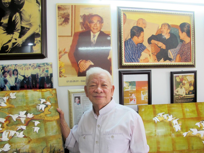 30 năm ngày mất danh họa Nguyễn Gia Trí (kỳ 2): Gặp trò là nhớ đến thầy - Ảnh 1.