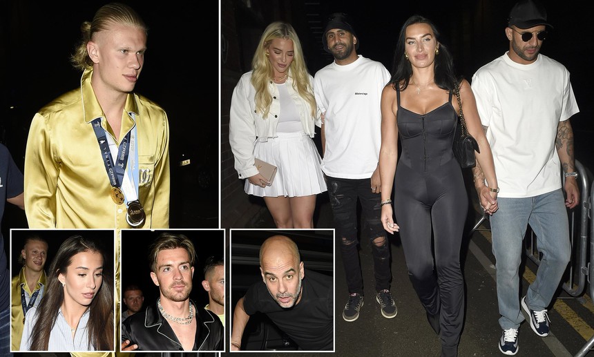 Thời trang diện đồ ngủ đi dự tiệc thảm họa của Erling Haaland - Ảnh 2.