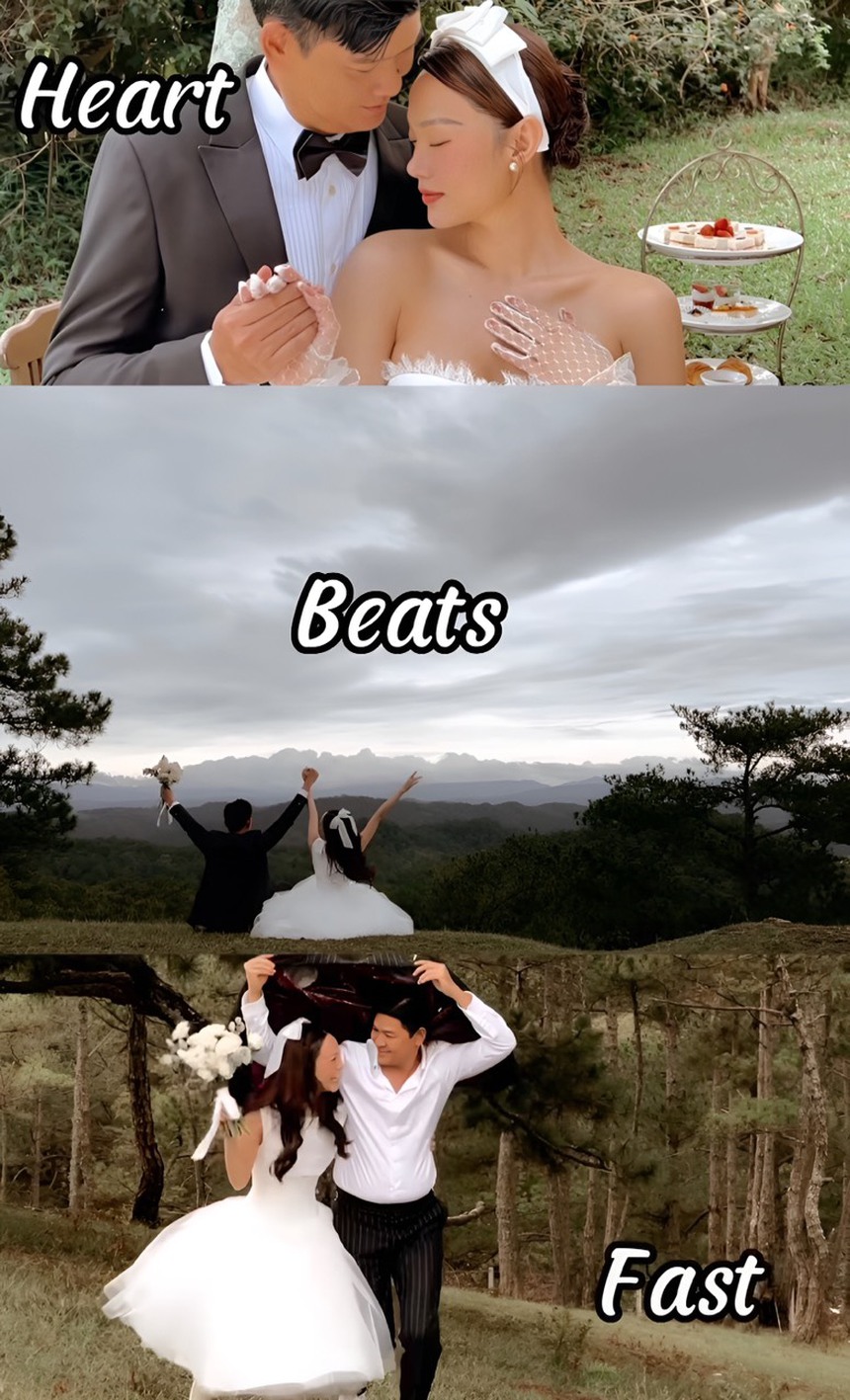 Một năm sau ngày cưới, Minh Hằng mới khoe cận mặt chồng - Ảnh 1.