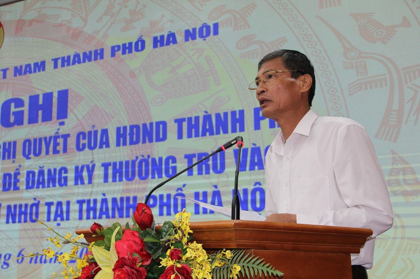 Nhiều ý kiến góp ý dự thảo Nghị quyết quy định diện tích nhà ở tối thiểu để đăng ký thường trú tại Hà Nội - Ảnh 1.