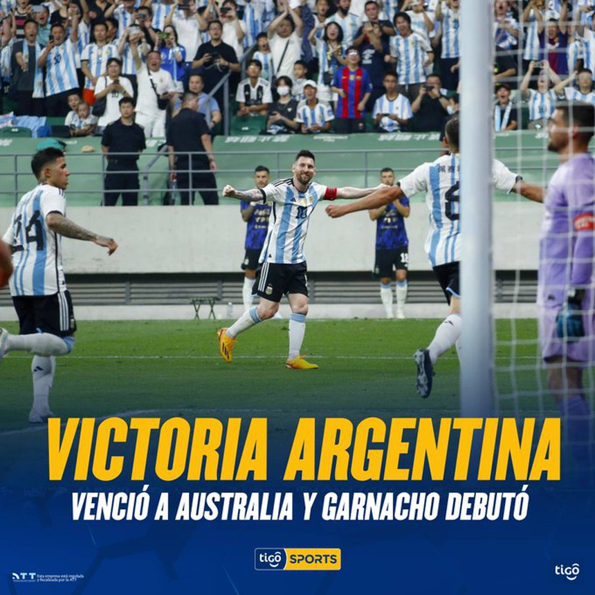 Messi gây sốt với áo đấu lạ, Argentina thắng dễ Australia - Ảnh 4. Messi gây sốt với áo đấu lạ, Argentina thắng dễ Australia - Ảnh 4.